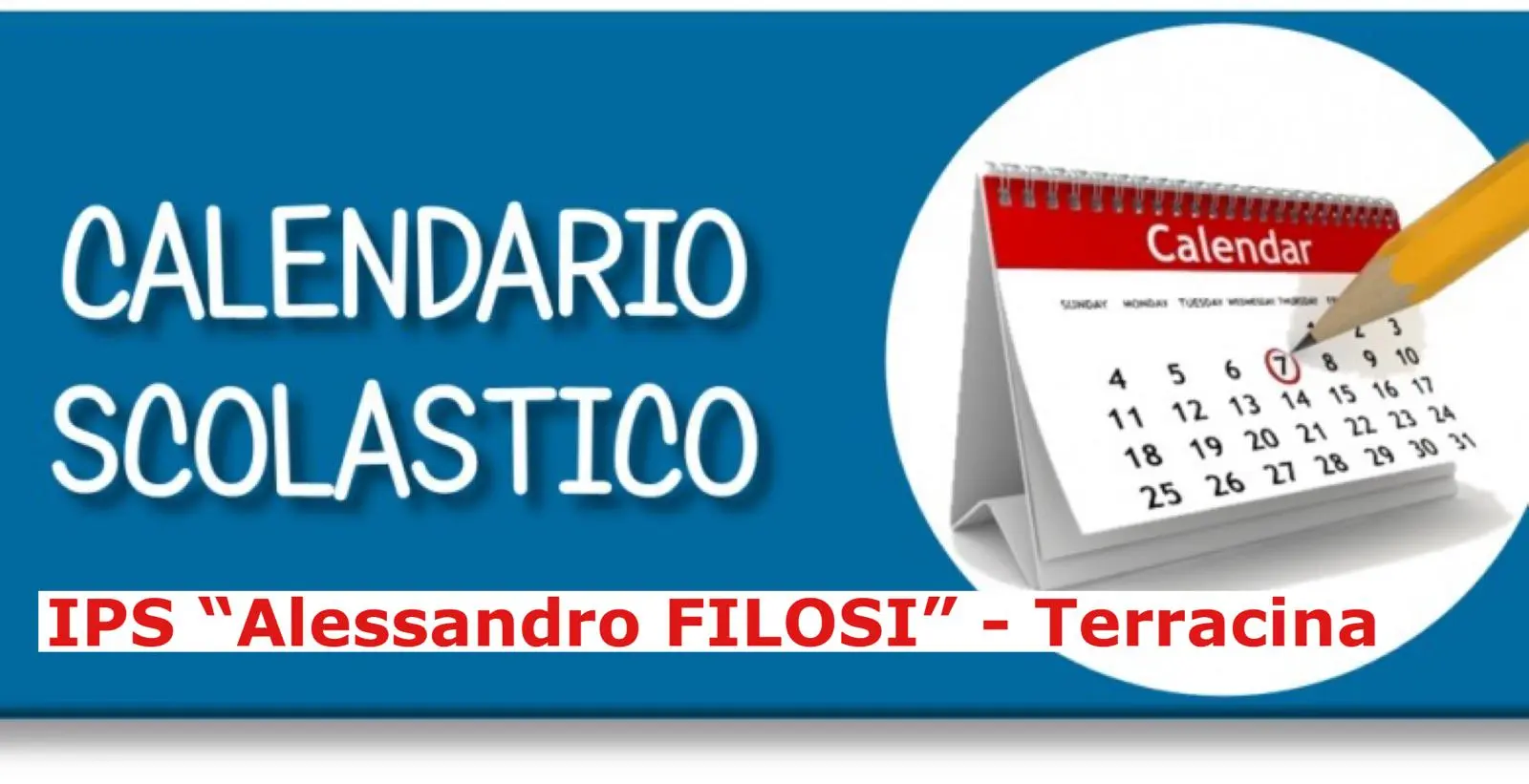 calendario scolastico IPS Filosi