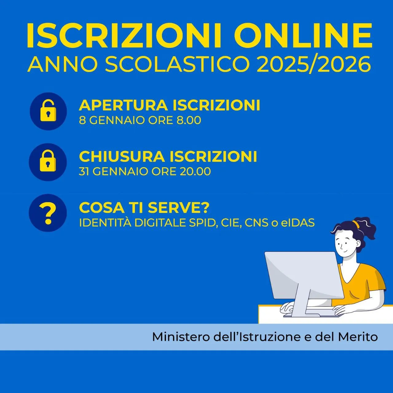 Iscrizioni per l’A.S. 2025-2026